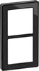 Fuga Pure Ramme Glas 2M Sort