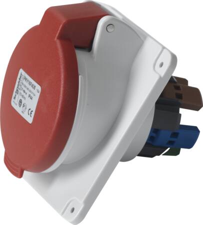 Cee Udtag Skrå 16A 5P/415 Ip44 ⎮ 3303432011017 ⎮ 3330000049 ⎮ 3330000049 ⎮ PKY16F435