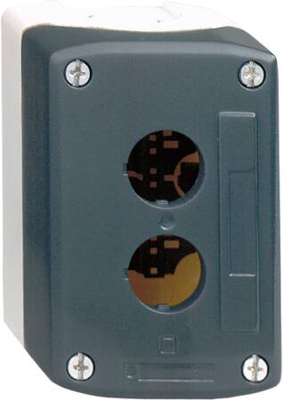 Trykknapkasse M/2 Huller Xald02 ⎮ 3389110114744 ⎮ 7517900010 ⎮ 7517900010 ⎮ XALD02