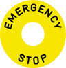 Skilt Ø60 Emerg.Stop Zb2By9330