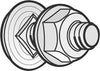 Bolt/Møtrik Btrcc 6X12 Znl (100)