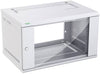 Rack 6He Flatpak 600X400 L.Grå, Glasdør