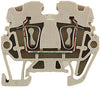 Gennemgangsklemme Beige