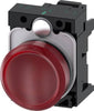 Signallampe, 22Mm, Rund, Plast, Rød