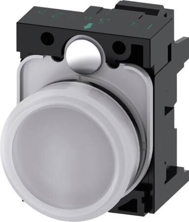 Signallampe, 22Mm, Rund, Plast, Hvid ⎮ 2618400977 ⎮ 2618400977 ⎮ 2618400977 ⎮ 