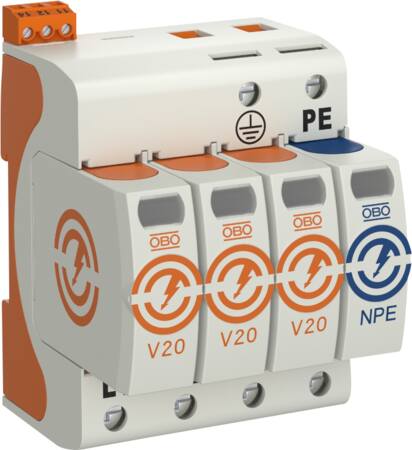 Transientbeskyttelse V20-3+Npe+Fs-280 ⎮ 4012196163427 ⎮ 5468500516 ⎮ 5468500516 ⎮ 5095333