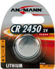 Cr2450 Knapcelle Batteri 3V/600Mah Li