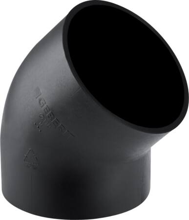 Peh Bøjning 45  Ø 63 Mm ⎮ 0218242061 ⎮ 184036263 ⎮ 0218242061 ⎮ 364.045.16.1