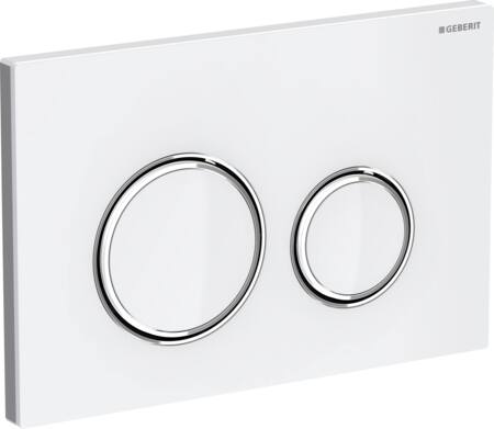 Sigma50 Hvid Glas/Krom Betjeningsplade ⎮ 0204025179 ⎮ 617080260 ⎮ 0204025179 ⎮ 115.884.SI.1