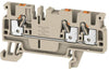 Gennemgangsklemme A3C 2.5 Beige
