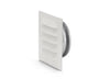 Metalrist 145X145Mm Med Studs Ø100 Hvid
