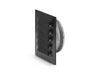 Metalrist 165X165Mm Med Studs Ø125 Sort