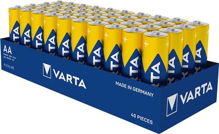 Batteri Alkaline Lr06-Fo Aa Longlife - Billigelogvvs.dk - Varta