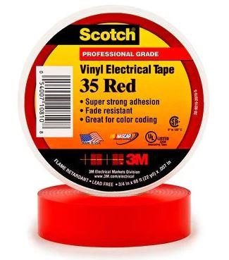 Tape 35 Vinyl Rød 19Mmx20M ⎮ 8739100752 ⎮ 978700075 ⎮ 8739100752 ⎮ 