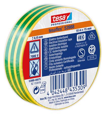 Isoleringstape Vde/Iec Pvc 10Mx15Mm G/G ⎮ 5439600042 ⎮ 986000041 ⎮ 5439600042 ⎮ 53988
