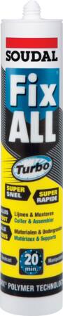 Montagelim Fix All Turbo Hvid 290Ml - Billigelogvvs.dk - 