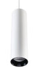 Zip Tube Pendant Mini Hvid