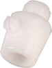 Afl.Nippel Hvid 10Mm Gevind