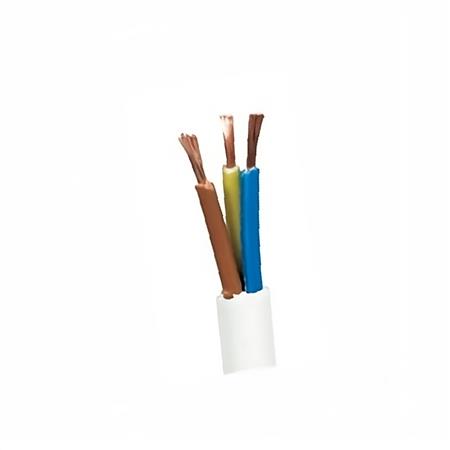 Ledning 3G0,75 H03Vv-F Hvid R100 ⎮ 5705151009685 ⎮ 0832102325 ⎮ 0832102325 ⎮ C03104 White