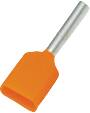 Terminalrør Orange 2X0,5/8 ⎮ 5705151065698 ⎮ 0821101696 ⎮ 0821101696 ⎮ SPCTW 205008-100