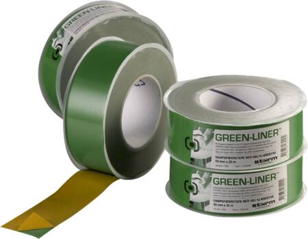 Dampspærretape Green Liner 50Mmx25M ⎮ 5707738072204 ⎮ 900042512 ⎮ 0839101015 ⎮ 