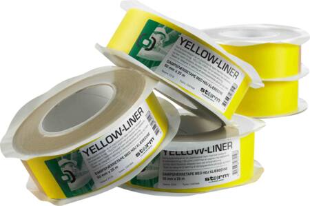 Dampspærretape Yellow Liner 50Mmx25M ⎮ 5707738072181 ⎮ 900042513 ⎮ 0839101028 ⎮ 
