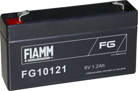 Fiamm Blybatteri 6V/1,2Ah ⎮ 5705154114034 ⎮ 5494506034 ⎮ 5494506034 ⎮ FG10121