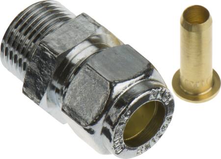 Forkromet Overg. 3/8-10Mm Nip. Til Pex-R ⎮ 5705154184365 ⎮ 044060316 ⎮ 0233133362 ⎮ 