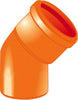 Pvc-Bøjning 110Mm 45 Grader
