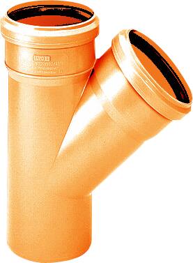 Pvc Grenrør 110/110Mm 45 Grader ⎮ 4052836203007 ⎮ 895063110 ⎮ 0802019105 ⎮ 220300-03