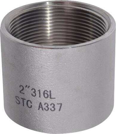 Muffe 1 1/4 Aisi 316 - Billigelogvvs.dk - 