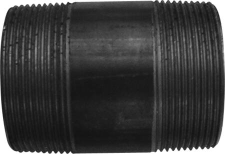 Nippelrør Sort 3/4X300 - Billigelogvvs.dk - 