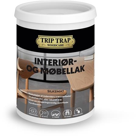 Interiør-Møbellak 0,75L Farveløs ⎮ 5497118839 ⎮ 988000937 ⎮ 5497118839 ⎮ 