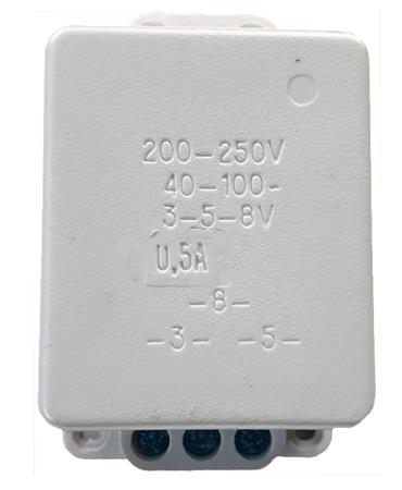 Trafo Til Væg Montage 230V/8V - Billigelogvvs.dk - 