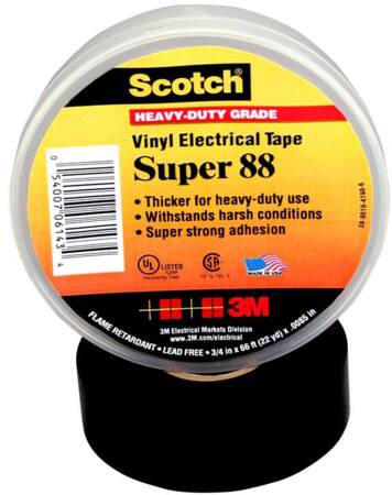 Tape Vinyl Sort 19Mmx20M Super 88 ⎮ 0051128611814 ⎮ 978700010 ⎮ 8739100105 ⎮ 88S1920