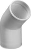 Vinkel 45 Grd Indstik/Indstik Hvid 32 Mm