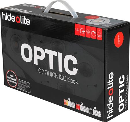 Optic G2 Quick 6X6W 470Lm 2700K Hv I/U - Billigelogvvs.dk - 