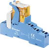Komplet Relæ 8A 2C/O 230Vac Led Pushin