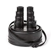 Endekappe Epdm Dobbelt Rør 2 X 25, 32, 4