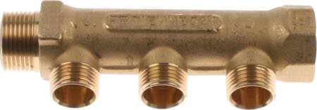 Fordelerrør 3/4" Med 3-Studse - Billigelogvvs.dk - 