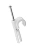 Plugclip 11-15Mm Hvid Med Søm