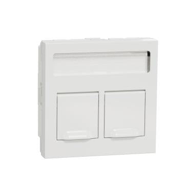 Dataudtag 2Xrj45 S-One, Hvid ⎮ 3606481464262 ⎮ 9139123309 ⎮ 9139123309 ⎮ NU942218