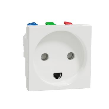 Stikkontaktindsats Enkelt (45X45) White ⎮ 9139123794 ⎮ 9139123794 ⎮ 9139123794 ⎮ NU308818
