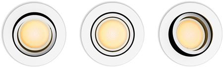 Milliskin Hue Recessed R. White 3X5W - Billigelogvvs.dk - Philips