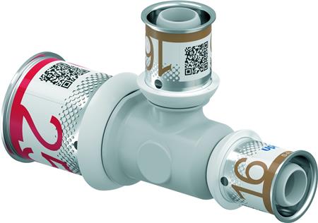 Uponor S-Press Plus Tee Ppsu 25-16-16 ⎮ 0200208162 ⎮ 087444122 ⎮ 0200208162 ⎮ 1039953