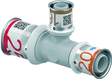 Uponor S-Press Plus Tee Ppsu 25-16-20 ⎮ 0200208161 ⎮ 087444124 ⎮ 0200208161 ⎮ 1039954