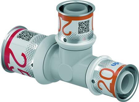 Uponor S-Press Plus Tee Ppsu 25-20-20 ⎮ 0200208146 ⎮ 087442124 ⎮ 0200208146 ⎮ 1039956