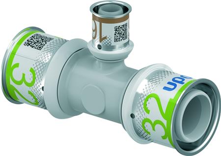 Uponor S-Press Plus Tee Ppsu 32-16-32 ⎮ 0200208157 ⎮ 087445132 ⎮ 0200208157 ⎮ 1039958