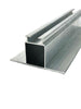 Panelfod 100X52X250Mm Ekst. Alu Blank