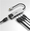 Usb-C Hub, 5-I-1 Med Ethernet Og Power